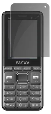 Produktbild von Full Cover Privacy Blickschutzfolie für Faywa Pro 1 4G Folie Anti-Shock