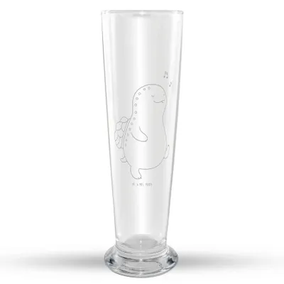 Produktbild von Mr. & Mrs. Panda Bierglas Schildkröte Pfeifen - Transparent - Geschenk, Weißbierglas, Bier Glas, Weizenbier, Weizen, Depression, Schildkröten, Trennung, Motivation
