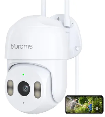Image de Caméra de surveillance extérieure PTZ de 3 mégapixels, avec une vision à 360° et une détection de mouvement