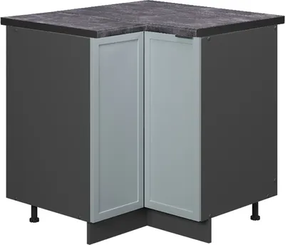 Image de Meuble d'angle Vicco Fame-Line Bleu clair-gris 80.5cm , PT Anthracite, Model 50675