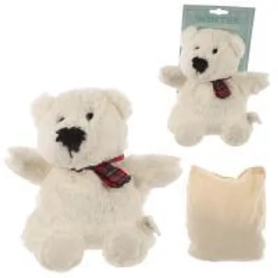 Obrázek produktu pro Termofor Polar Bear z pszenicą do mikrofalówki pluszowy