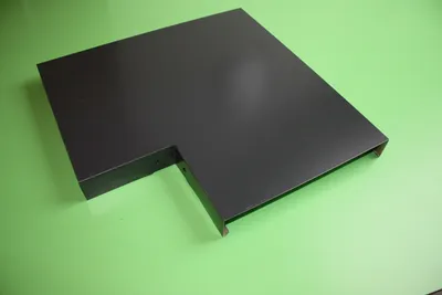 Produktbild von 90° Ecke für Mauerabdeckung Alu Anthrazit 1,5 mm Zuschnitt 33 cm - Siehe Skizze