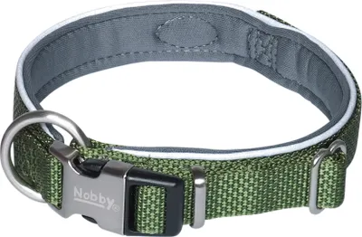 Immagine prodotto di Collare Nobby Classic Preno Royal verde oliva, regolabile: 32-39 cm