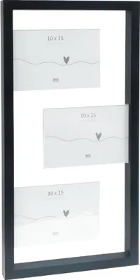 Immagine prodotto di Deknudt S68UA2 cornice nera per 3 foto 10,0 x 15,0 cm