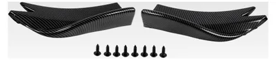 Produktbild von Heckstoßstange Seitenspoiler, 2 Stück Universal Carbon Stil Dekoration für Autos
