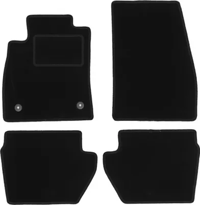 Image de Tapis en velours noir pour : Ford Fiesta MK8 à hayon (2017-)