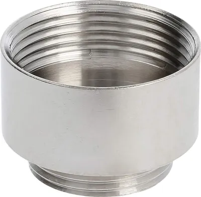 Productafbeelding van WISKA Uitbreiding PG/PG, van PG16x1,41 naar PG21x1,588, type MER-16/21, rond, messing (CuZn), vernikkeld, aansluitdraad 6,5mm