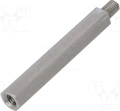 Produktbild von 10x Distanzmuffe mit Gewinde 50mm Innengew: M5 Außengew: M5 248X50 Distanzelemente
