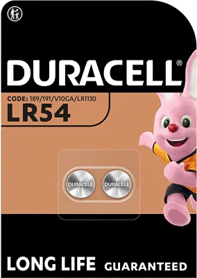 Image de Duracell LR54/V10GA Blister de 2 / Pile bouton 1,5V
