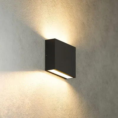 Image de HOFTRONIC - Applique murale LED 7W 2700K IP54 Noir dimmable