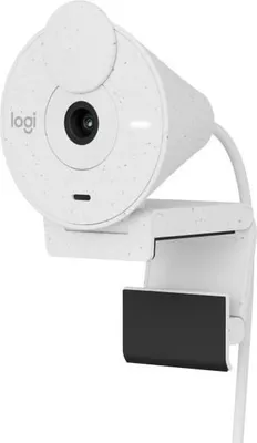 Immagine prodotto di Webcam, Full HD 1080p, Logitech Brio 300, microfono integrato con riduzione del rumore, bianco