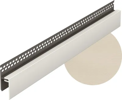 Obrázok produktu pre VOX KERRAFRONT Horné vetranie – ventilačný profil pre fasádne panely – PVC – odolný voči UV žiareniu – 3,00 m – Mastic