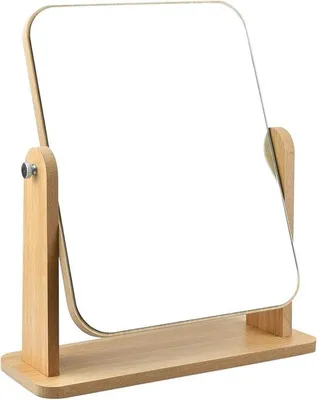 Produktbild von Famanu Kosmetikspiegel 360 Grad drehbar - Rechteckig, 24,5 x 19,5 cm
