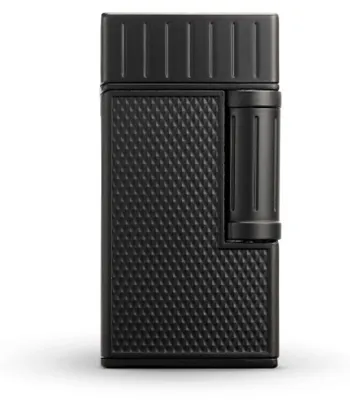 Produktbild von Colibri 1928 LI221C - Julius II - doppelte Schrägflame - Füllstandfenster, schwarz