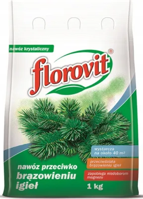 Produktbild von Florovit przeciwko brązowieniu igieł worek 1kg do iglaków nawóz