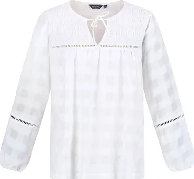 Produktbild von Regatta - Dámská halenka "Calluna" s dlouhým rukávem RG7469 (42 CZ) (bílá)