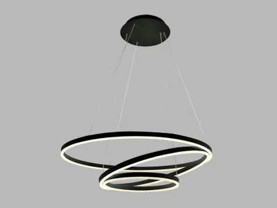 Zdjęcie produktu dla LED2 3271153ZBTW Lampa wisząca CIRCLE 3 P-Z, B ZIGBEE TW 136 W 3000 K–4000 K, czarna