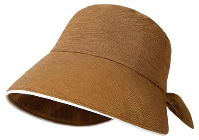 Produktbild von Fischerhut für Damen mit 56-58 cm Kopfumfang, Sommerhut mit Gesichtsschutz und Sonnenschutz
