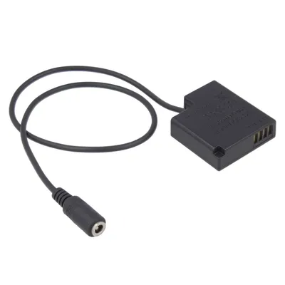 Produktbild von DC-Kuppler, Akkuadapter kompatibel mit Panasonic DMW-DCC15 - ersetzt DMW-BLH7
