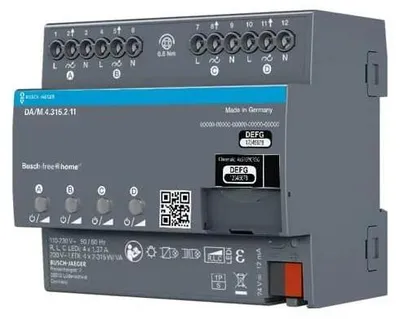 Immagine prodotto di Busch-Jaeger Dimmer 4x315W, REG DA/M.4.315.2.11 (2CKA006220A0837)