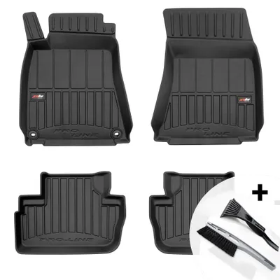 Produktbild von moto-MOLTICO 3D Gummimatten Auto, 4-teiliges Set, Allwetter Gummi Fußmatten, Antirutsch & Wasserfest Autoteppiche - passend für Lexus is II 2005-2013