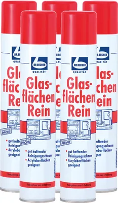 Produktbild von Dr. Becher Glasflächen Reiniger 500ml Fensterreiniger (5er Pack)