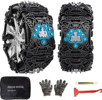 Produktbild von Universelle Schneeketten Anti-Rutsch Notfall TPU Auto
