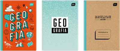 Obrázok produktu pre Interdruk zošit v tvrdých doskách A5 80 listov geografia