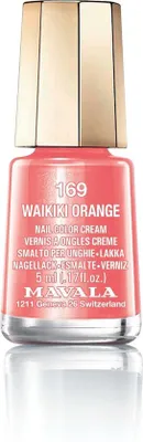 Produktbild von Mavala Mini Color, 5 ml, Pink, Waikiki Orange, Färbung, Undurchsichtig, Sahne