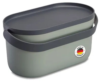 Zdjęcie produktu dla GARANTIA NOVA pojemnik na bioodpady 5 litrów, agave / graphite grey