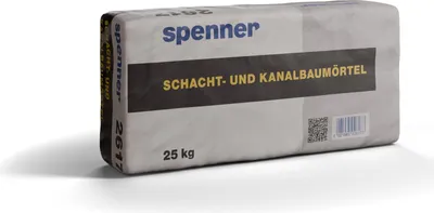 Produktbild von Spenner Schacht- und Kanalbaumörtel M 20 25kg