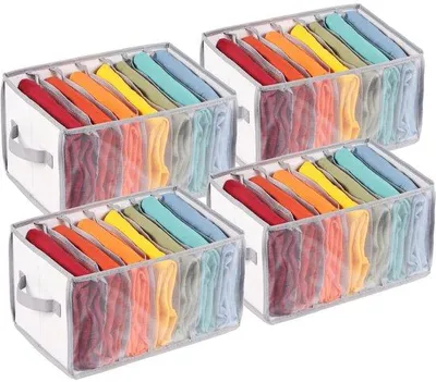Immagine prodotto di Organizer in rete per vestiti, 4 pezzi, per armadio, pantaloni, camicie