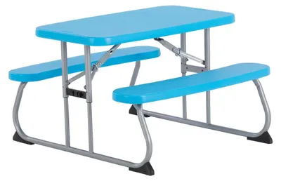 Produktbild von Lifetime Kunststoff Tisch für Kinder Blau 83x90x53 cm