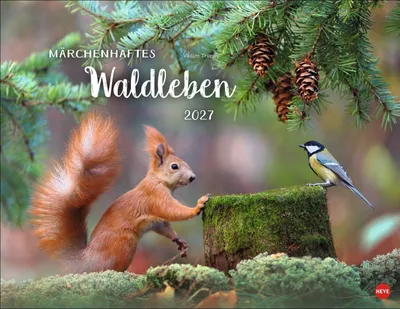 Produktbild von Heye Posterkalender 2027 Trunov Märchenhaftes Waldleben 34x44cm