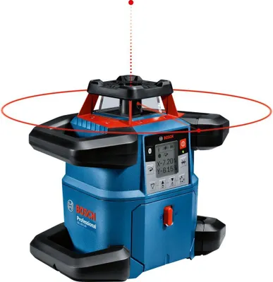 Zdjęcie produktu dla Bosch GRL 600 CHV Professional, 60 m, 3 mm/m, 8,5°, 600 m, 600 RPM, 630-650 nm