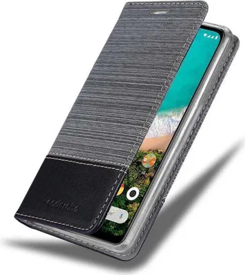 Obrázek produktu pro Cadorabo Case for Xiaomi Mi CC9 Protective Case in Grey Pouzdro na mobilní telefon Kryt Pouzdro typu kniha Pouzdro