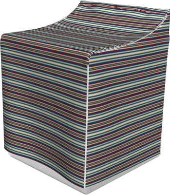 Produktbild von ABAKUHAUS Stammes Waschmaschienen und Trockner Bezug, Borders, Dekorativer Bezug aus Stoff, 70x75x100 cm, Mehrfarbig