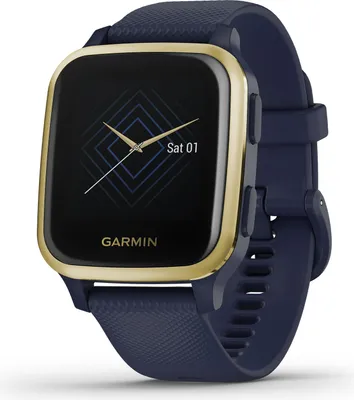 Obrázek produktu pro Garmin Venu Sq Music Dunkelblau/Weißgold