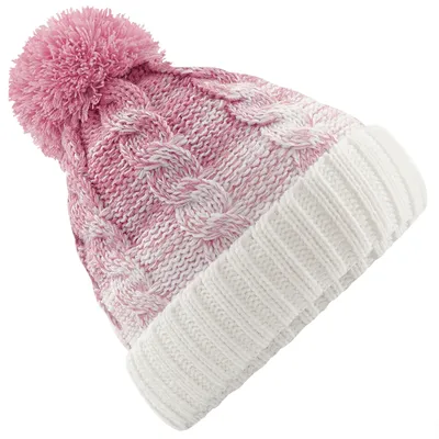 Image de Beechfield - Bonnet pour hommes/femmes unie FK1430 (taille unique) (vieux rose/blanc naturel)