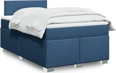 Produktbild von "2024"cloris Boxspringbett mit Matratze Blau 120x190 cm Stoff - Klassische Betten CHY48264214
