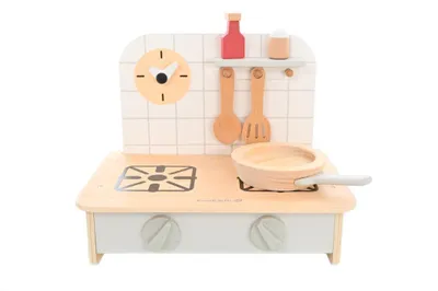 Immagine prodotto di Set da gioco in legno EverEarth "Cucina" - Giocattolo da cucina per un gioco di ruolo creativo - EE33901