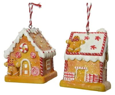 Image de Polyresin Maison Gingerman Design Assorties 6,5x5x7cm