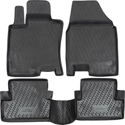 Obrázok produktu pre J&J Automotive | Gumové rohože so zvýšeným okrajom pre Nissan Qashqai J10 2007-2014