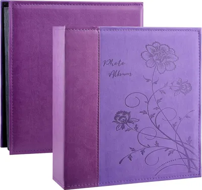 Immagine prodotto di Album fotografico 15x10 cm 600 foto copertina in pelle album di famiglia matrimonio viola
