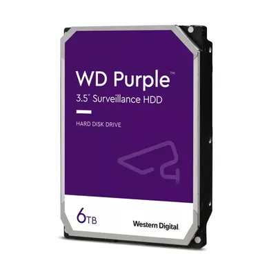 Immagine prodotto di WD Purple WD62PURZ - disco rigido - 6 TB - interno - 3,5" (8,9 cm)