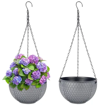 Immagine prodotto di Set di 2 vasi da fiori sospesi con catena