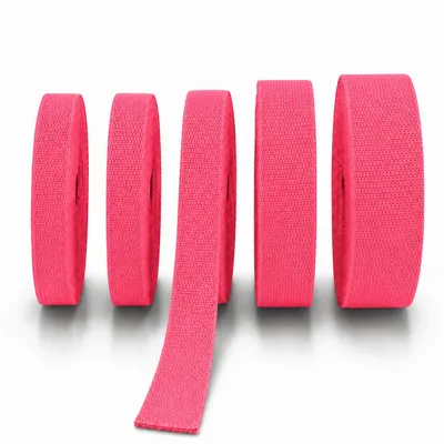 Produktbild von 5 Meter Baumwoll-Gurtband Neonpink 20 mm für Taschen, Gürtel & Nähprojekte, KI-generiertes Bild