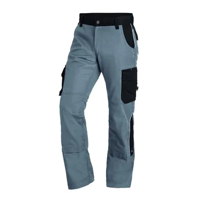 Produktbild von FHB BRUNO Arbeitshose, grau-schwarz, Gr. 24