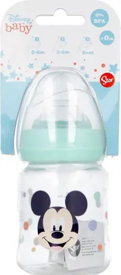Produktbild von Disney Baby Mickey Maus Milchflasche Trinkflasche Babyfläschchen ab 0 Monate