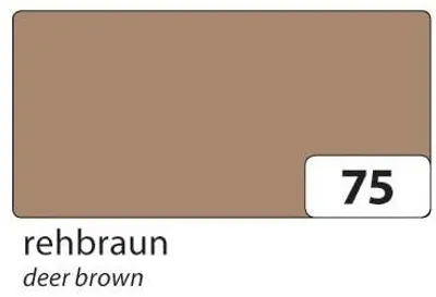 Produktbild von folia 67/100 75 Tonpapier 130g/m², 50x70cm, rehbraun (100 Bogen)